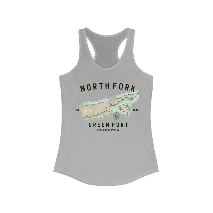 Greenport North Fork Hamlet NOFO VIBES® Women's Ideal Racerback Tank