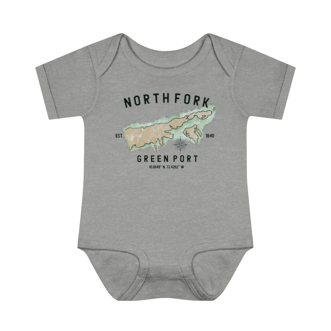 Greenport North Fork Hamlet NOFO VIBES®  Infant Baby Rib Bodysuit