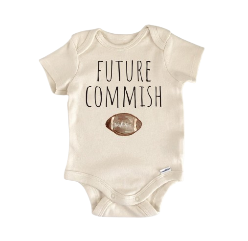 Fantasy Football Commissioner - Baby Boy Girl Clothes Infant Bodysuit Funny Cute Newborn