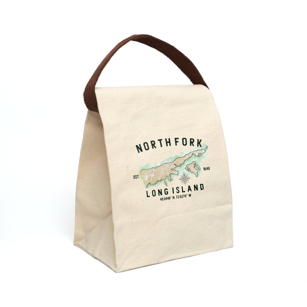 North Fork Est. Canvas Lunch Bag With Strap