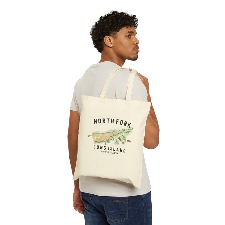 North Fork Est. 1640 Cotton Canvas Tote Bag