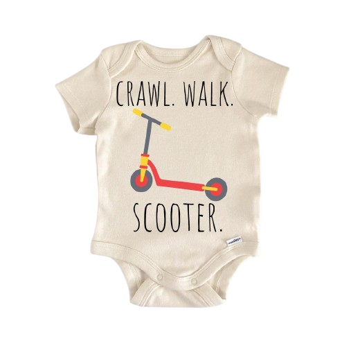 Scooter Toy - Baby Boy Girl Clothes Infant Bodysuit Funny Cute Newborn