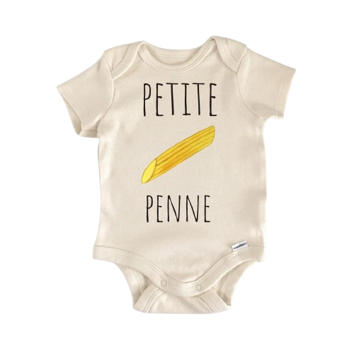 Italian Pasta Penne - Baby Boy Girl Clothes Infant Bodysuit Funny Cute Newborn