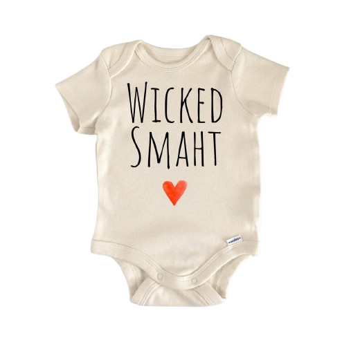 Massachusetts Wicked Boston - Ropa para bebé niño niña Body para bebé Divertido y lindo Recién nacido 