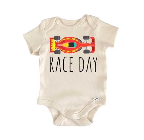 Racing Race Car Racer - Baby Boy Girl Clothes Infant Bodysuit Funny Cute Newborn