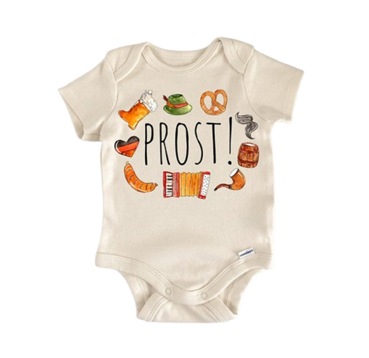 Oktoberfest German Fall - Baby Boy Girl Clothes Infant Bodysuit Funny Cute