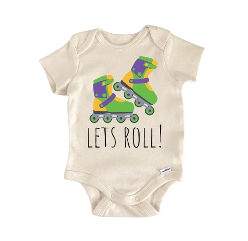 Roller Skate Inline - Baby Boy Girl Clothes Infant Bodysuit Funny Cute Newborn