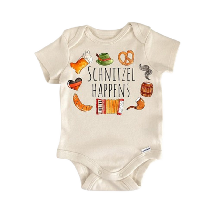 Oktoberfest German Fall - Baby Boy Girl Clothes Infant Bodysuit Funny Cute