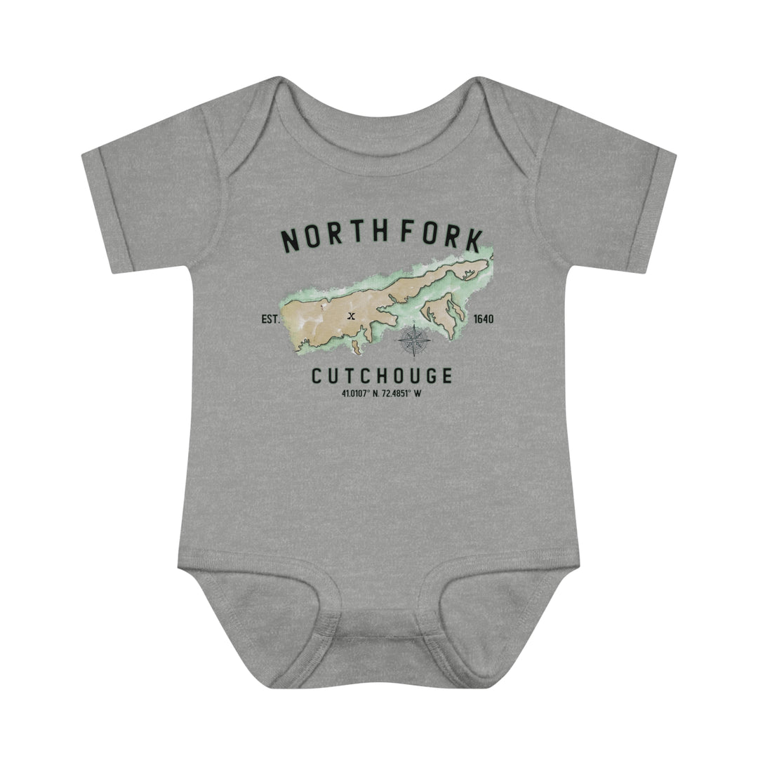 Peconic North Fork Hamlet NOFO VIBES® Infant Baby Rib Bodysuit