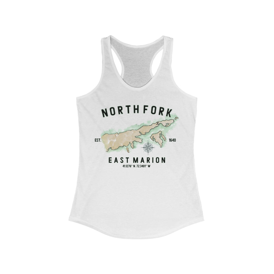 East Marion North Fork Hamlet NOFO VIBES® Women's Ideal Racerback Tank