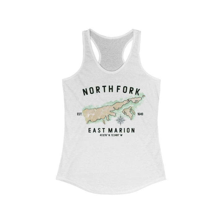 East Marion North Fork Hamlet NOFO VIBES® Women's Ideal Racerback Tank