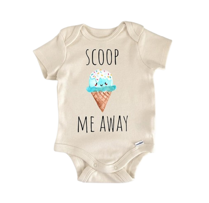 Helado de verano - Ropa para bebé niño niña Body infantil Divertido Lindo Recién Nacido 