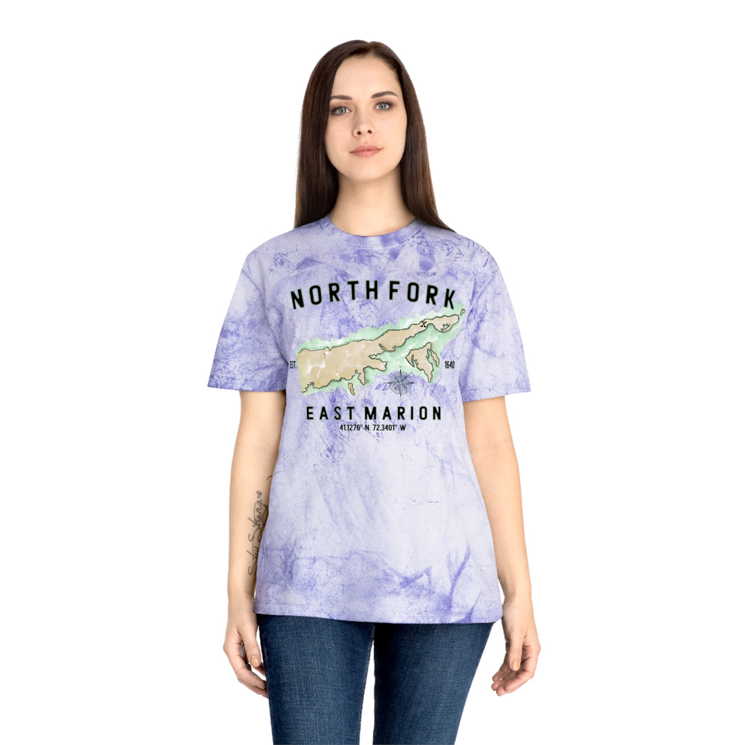 East Marion North Fork Hamlet NOFO Vibes® Comfort Colors® Color Blast T-Shirt