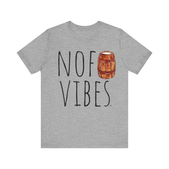 North Fork Watercolor NOFO VIBES™ Barrel Shirt - Belle & Canvas® 3001 Adult Unisex Men Womens Shirt