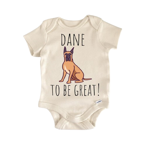 Perro Gran Danés - Ropa para bebé niño niña Body para bebé Divertido Lindo Recién Nacido 