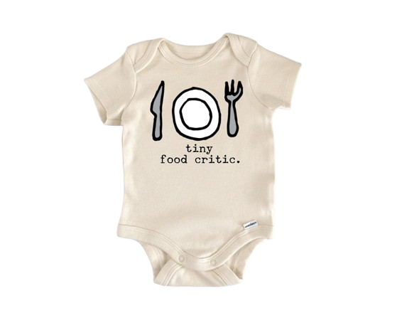 Foodie Food - Ropa para bebé niño niña Body para bebé Divertido Lindo Recién Nacido 