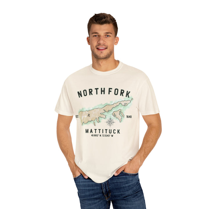 North Fork Vibes®  *Your Town* Comfort Colors® Garment-Dyed T-Shirt