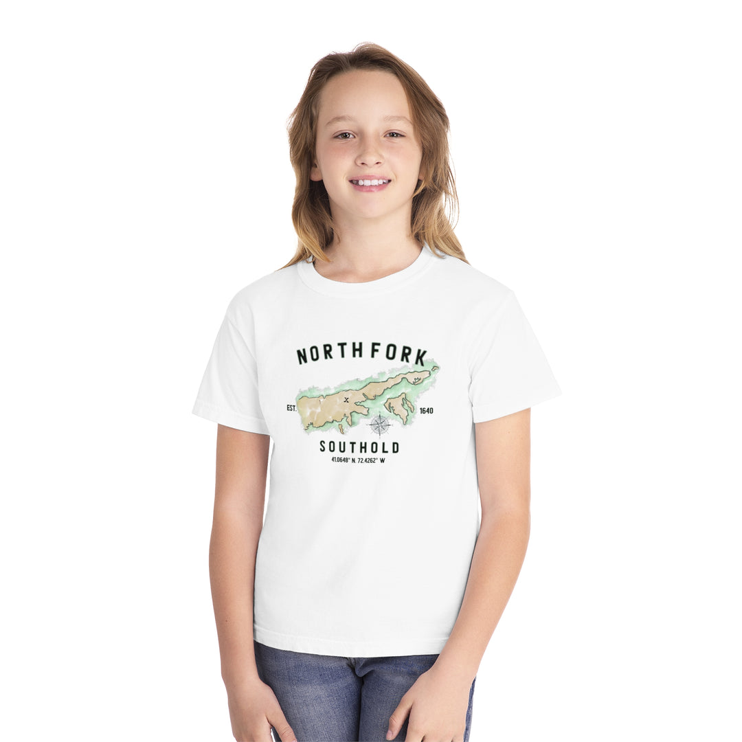 Southold North Fork Hamlet NOFO VIBES® Youth Midweight Tee