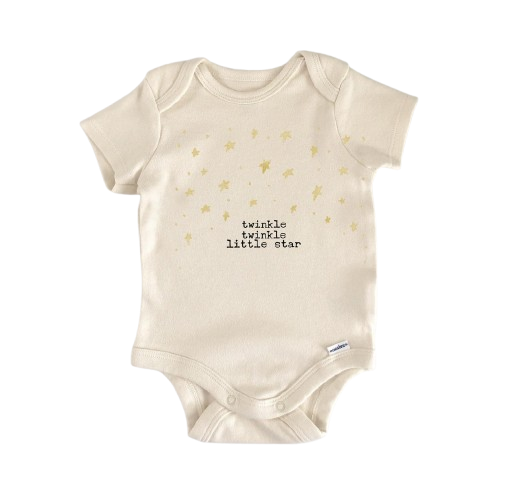 Twinkle Twinkle Little Star - Ropa para bebé niño niña Body para bebé Divertido y lindo Recién nacido