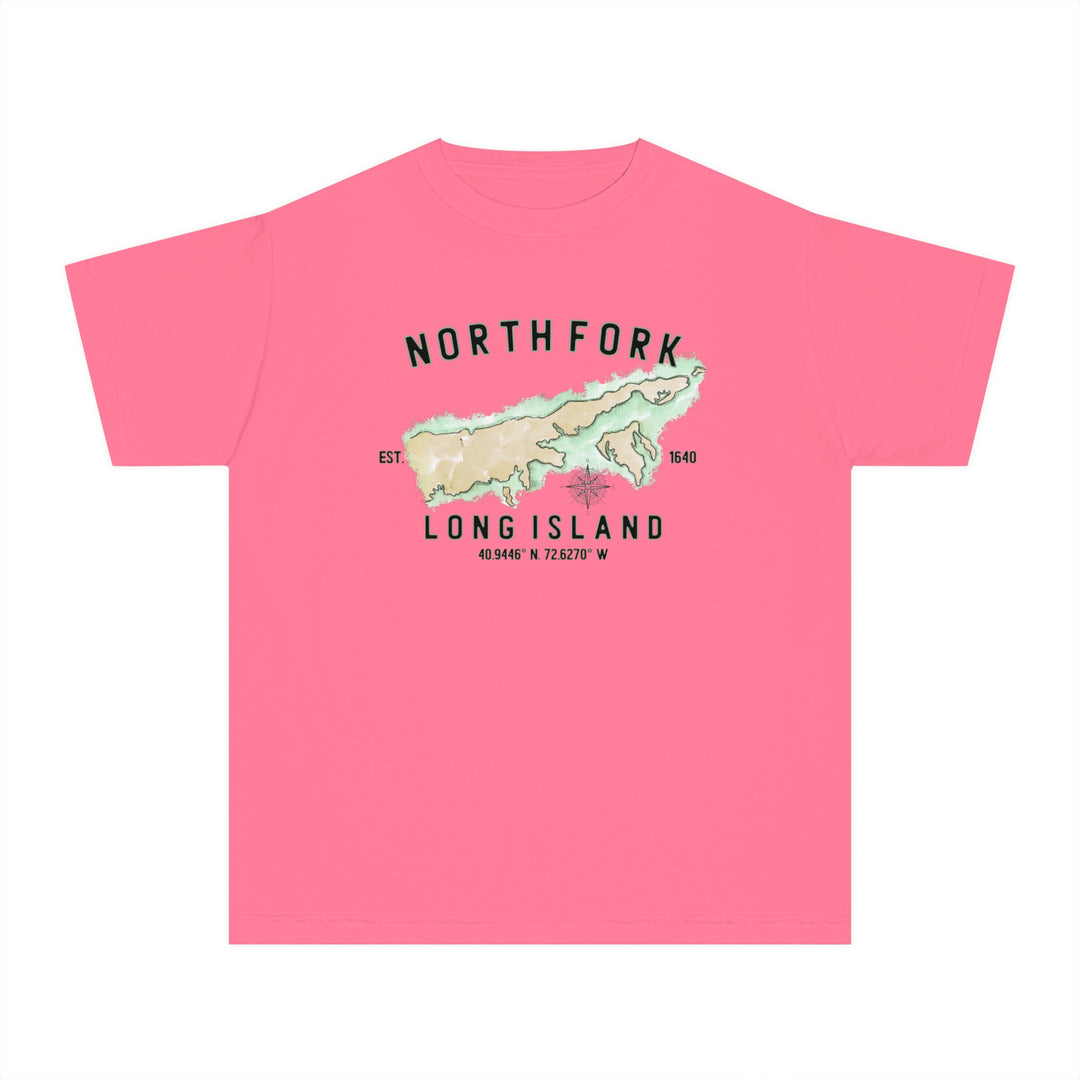 Long Island North Fork Hamlet NOFO VIBES® Youth Midweight Tee