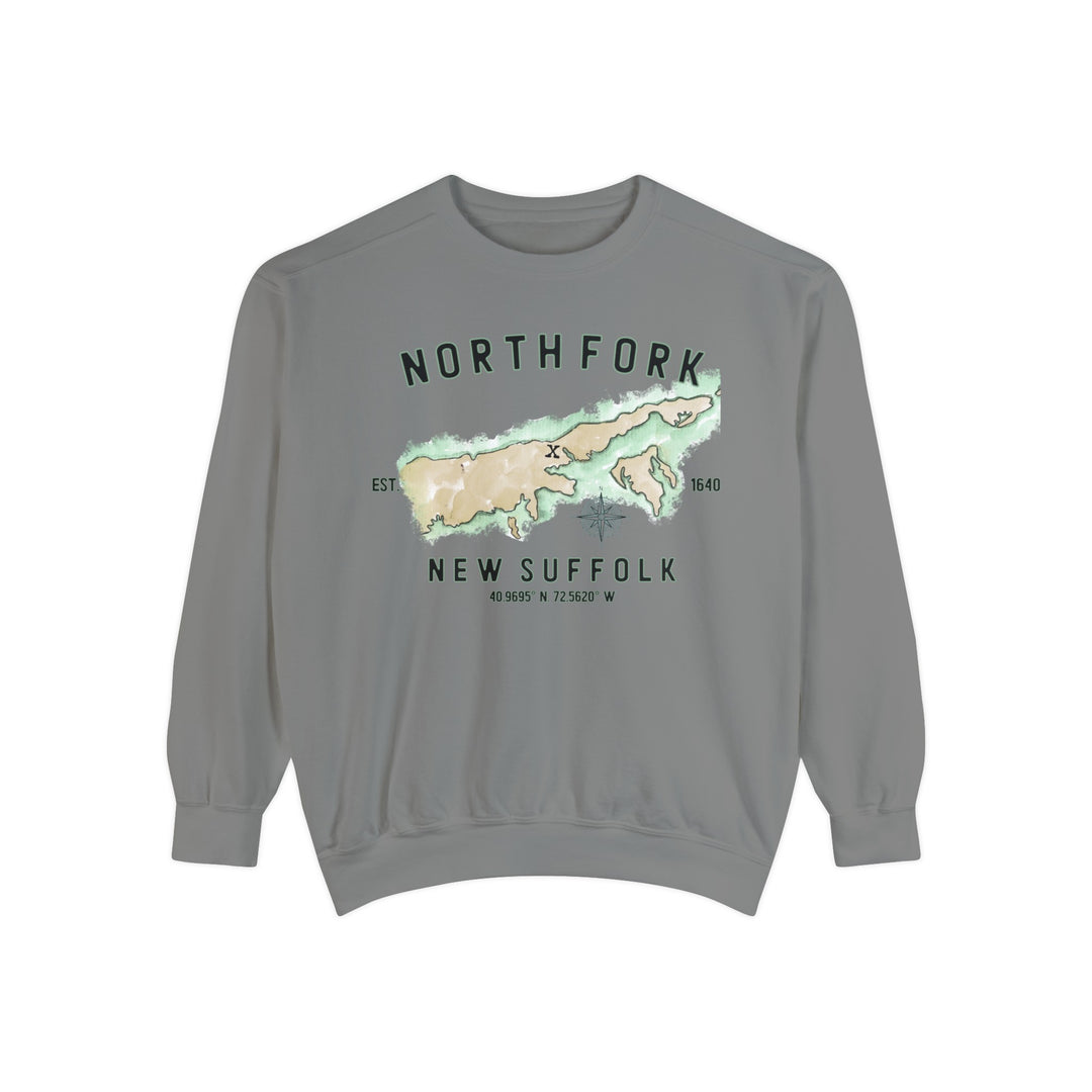 New Suffolk North Fork Hamlet NOFO Vibes® Unisex Garment-Dyed Sweatshirt