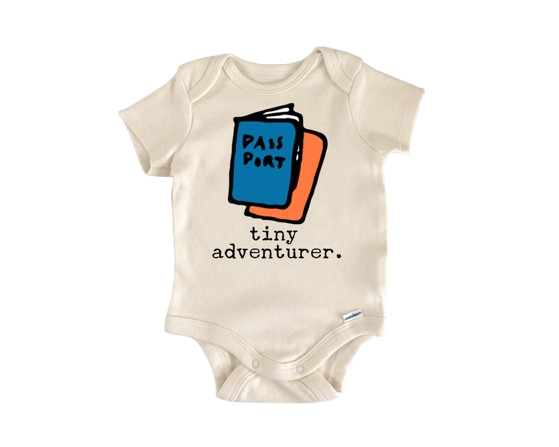 Travel Adventure Airplane - Baby Boy Girl Clothes Infant Bodysuit Funny Cute Newborn