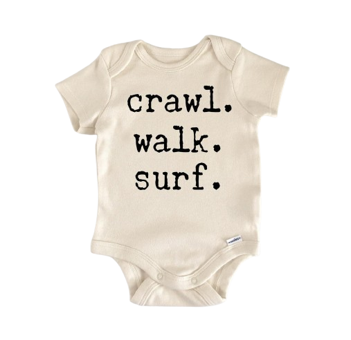 Surfer Surfing Surfboarding - Baby Boy Girl Clothes Infant Bodysuit Funny Cute Newborn