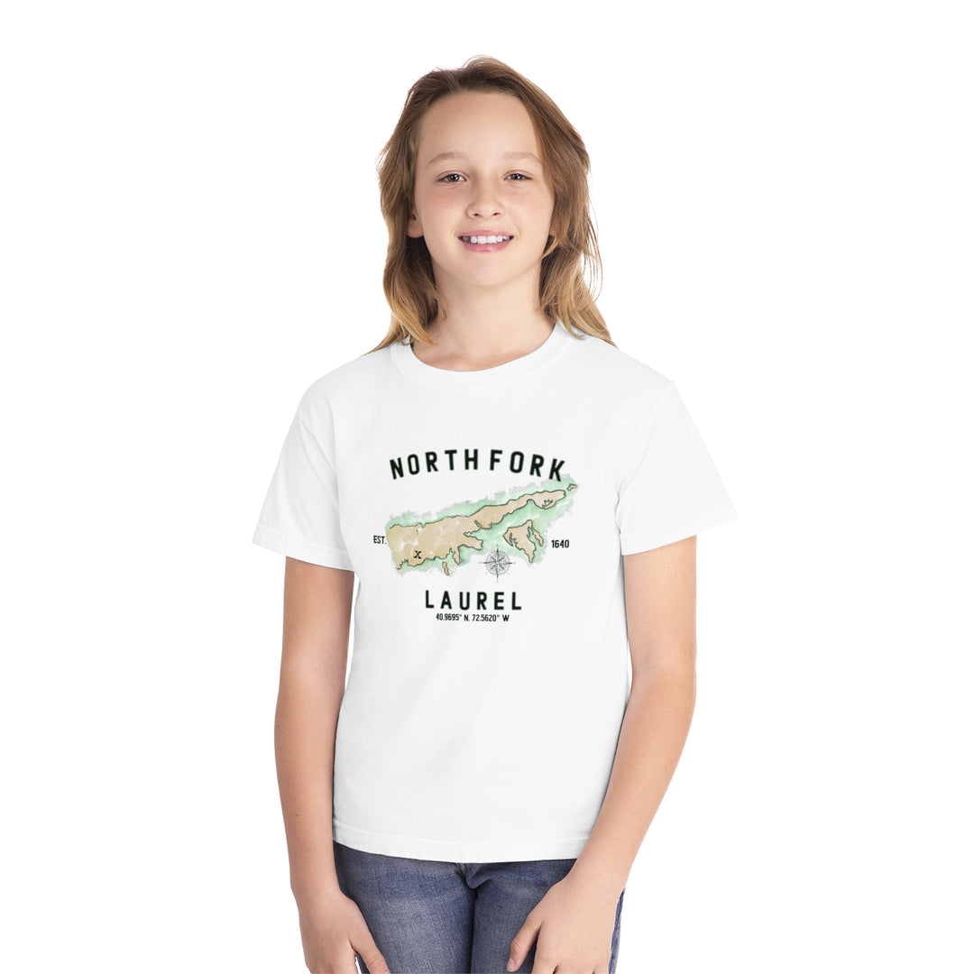 Laurel North Fork Halmet NOFO Vibes® Youth Midweight Tee