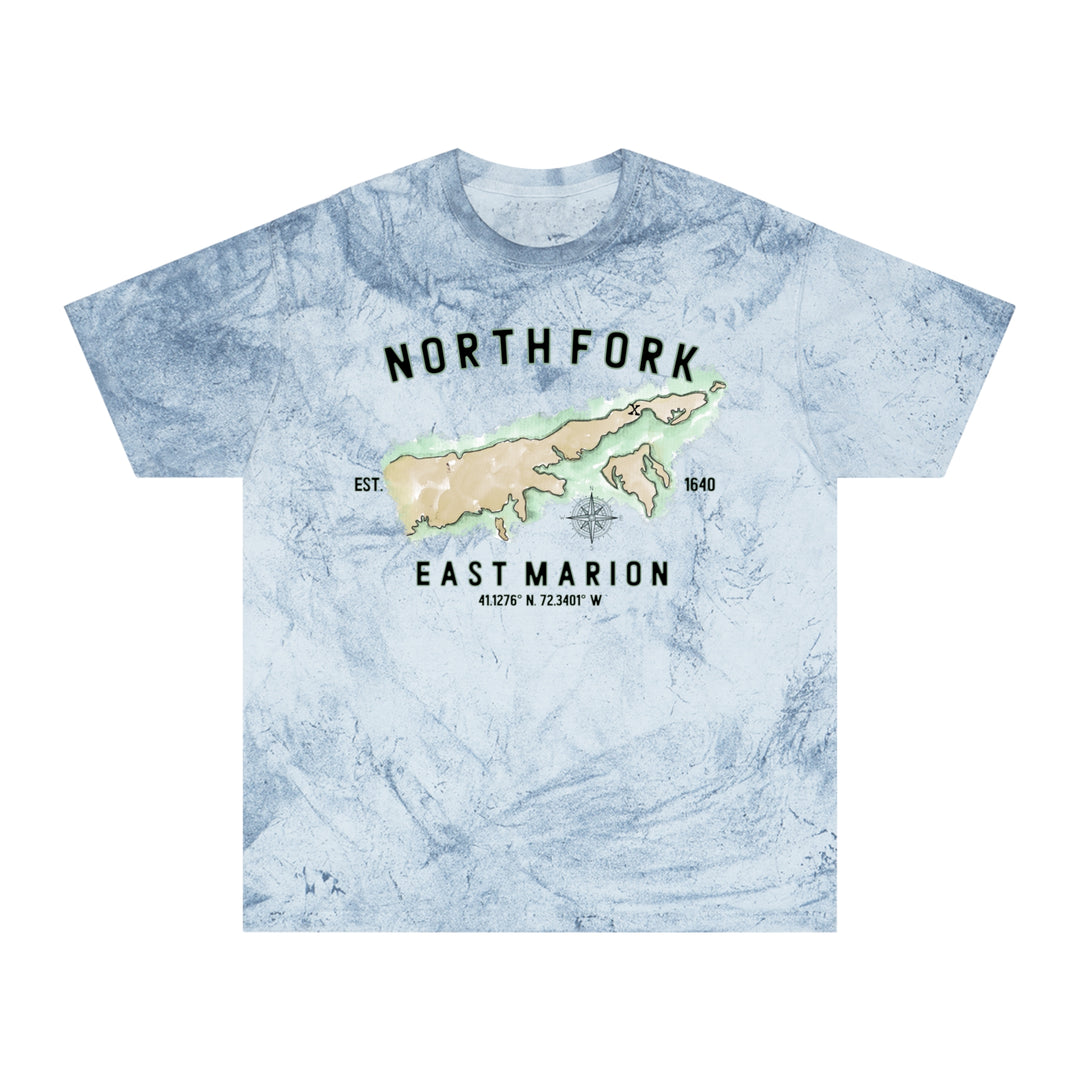 East Marion North Fork Hamlet NOFO Vibes® Comfort Colors® Color Blast T-Shirt