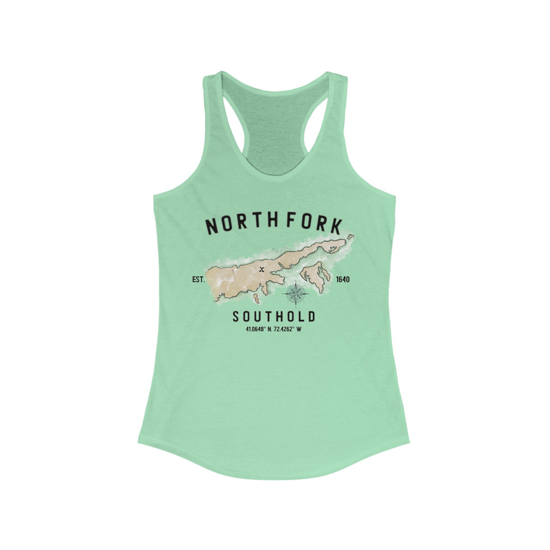 Southold North Fork Hamlet NOFO VIBES® Women's Ideal Racerback Tank