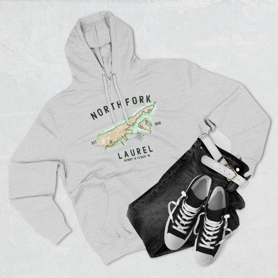 Laurel North Fork Hamlet NOFO VIBES®  Three-Panel Fleece Hoodie