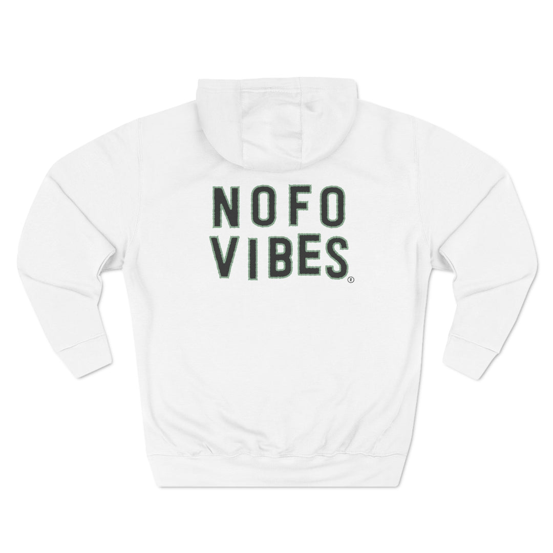 Long Island North Fork Hamlet NOFO VIBES®  Lane SevenⓇ Three-Panel Fleece Hoodie