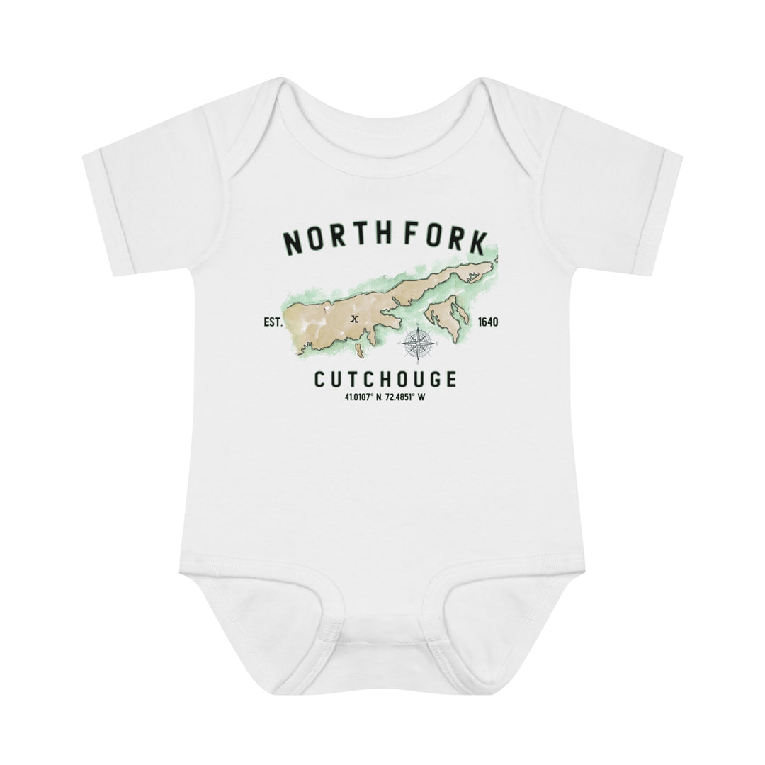 Peconic North Fork Hamlet NOFO VIBES® Infant Baby Rib Bodysuit