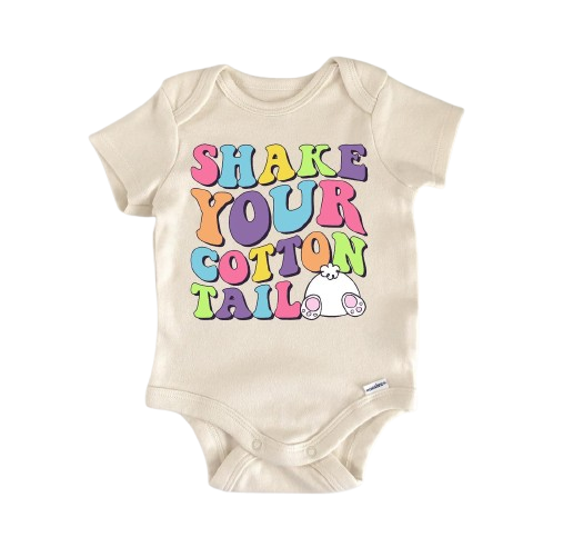 Cottontail Easter Bunny - Baby Boy Girl Clothes Infant Bodysuit Funny Cute Newborn