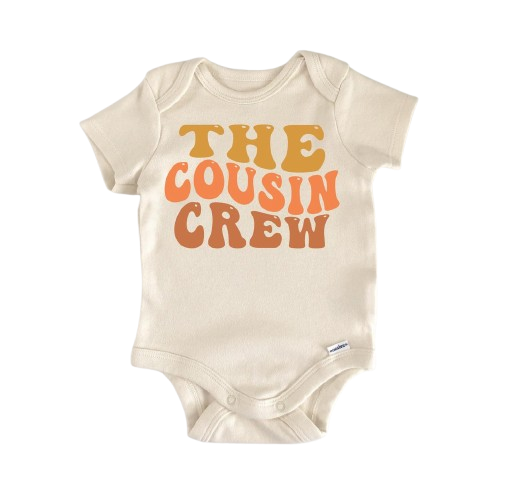 Little Cousin Crew - Ropa para bebé niño niña Body para bebé Divertido y lindo para recién nacido