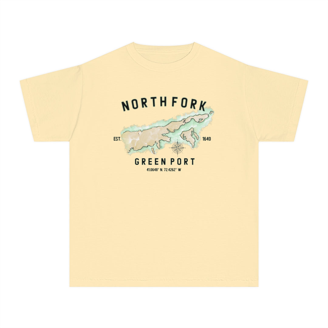 Greenport North Fork Hamlet NOFO VIBES® Youth Midweight Tee