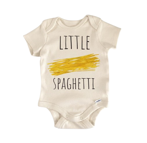 Pasta italiana italiana - Ropa para bebé niño niña Body infantil Divertido Lindo Recién Nacido 