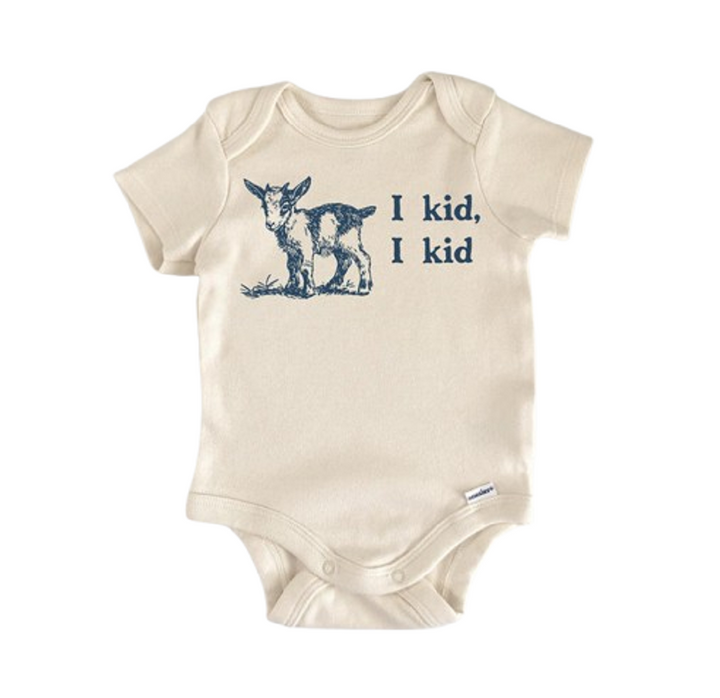 Goat Farm Animal - Baby Boy Girl Clothes Infant Bodysuit Funny Cute Newborn