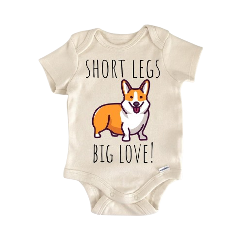 Corgi Dog Animal - Ropa para bebé niño niña Body infantil Divertido Lindo Recién Nacido 