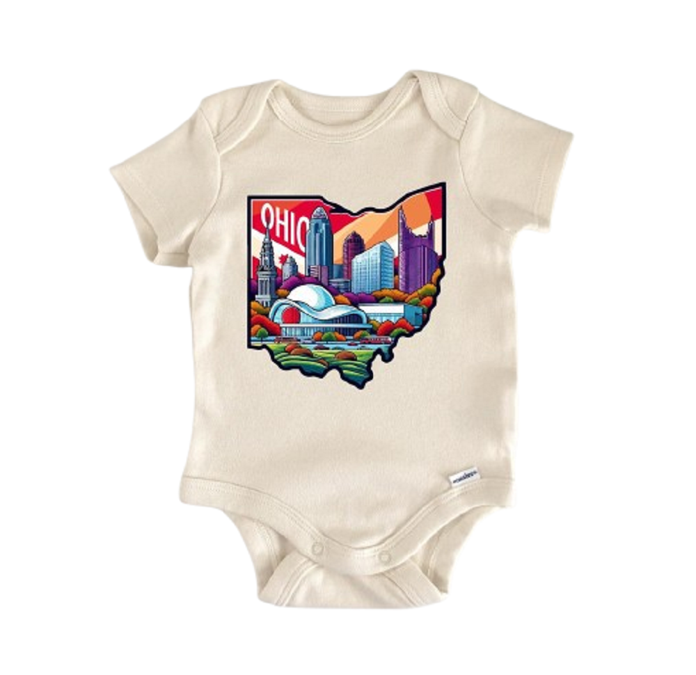 Ohio - Baby Boy Girl Clothes Infant Bodysuit Funny Cute Newborn