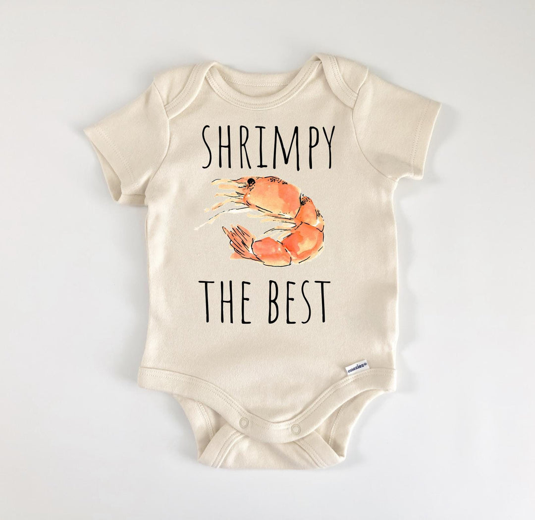 Shrimp Seafood Fish Foodie - Baby Boy Girl Clothes Infant Bodysuit Funny  Cute Newborn