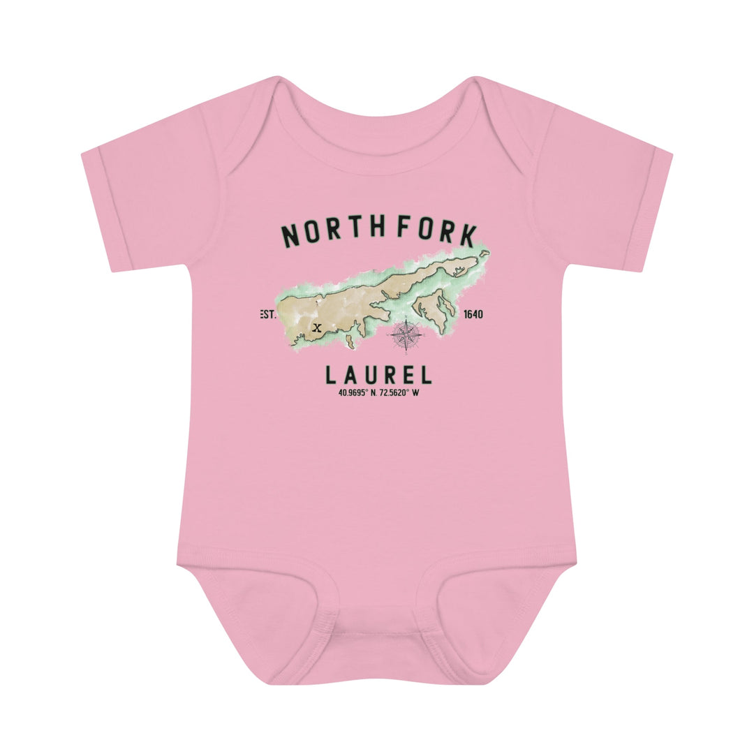 Laurel North Fork Hamlet Nofo Vibes® Infant Baby Rib Bodysuit Onesie