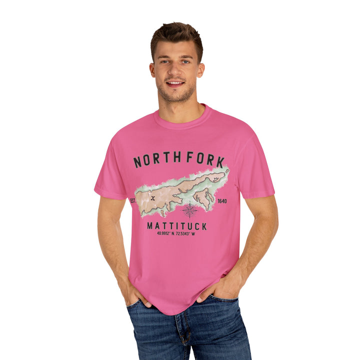 North Fork Vibes®  *Your Town* Comfort Colors® Garment-Dyed T-Shirt