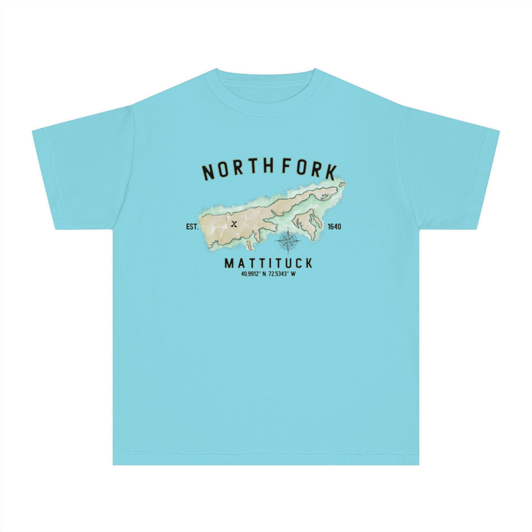 Mattituck North Fork Hamlet NOFO VIBES®  Youth Midweight Tee