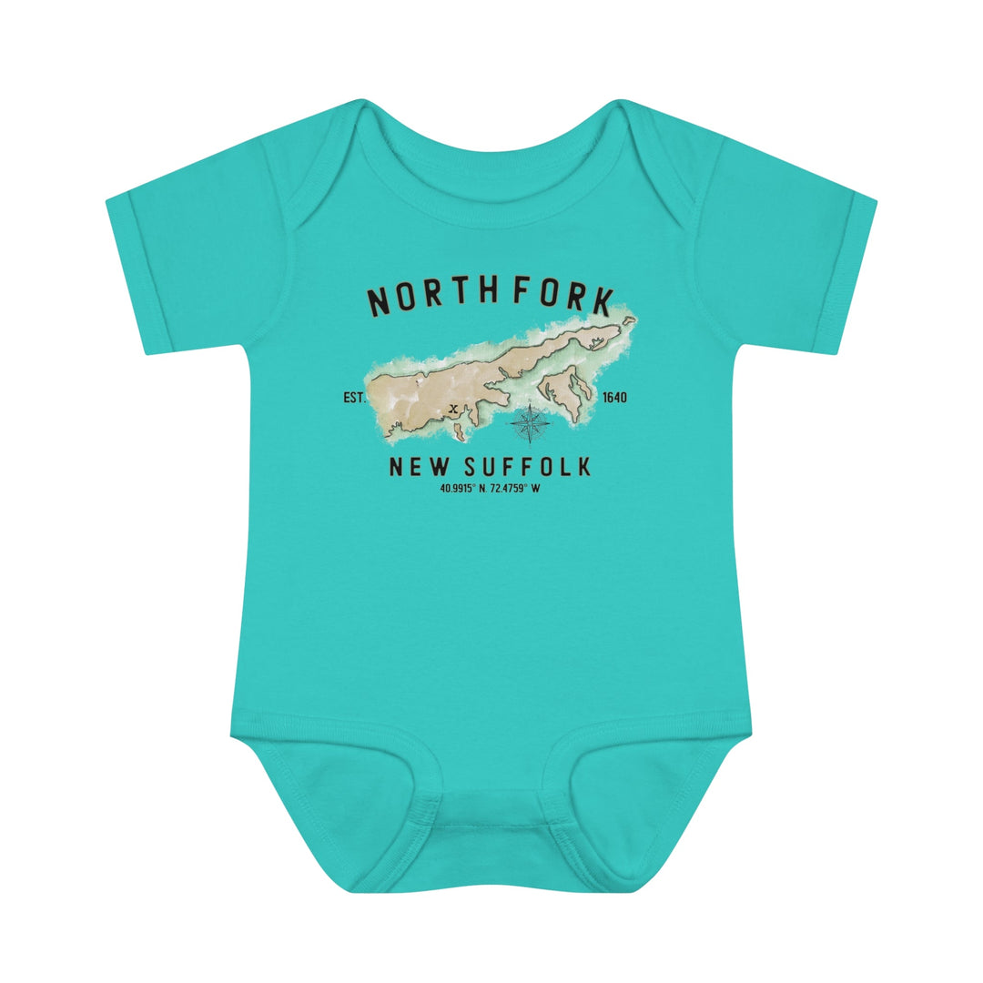 New Suffolk North Fork Hamlet Nofo Vibes® Infant Baby Rib Bodysuit Onesie