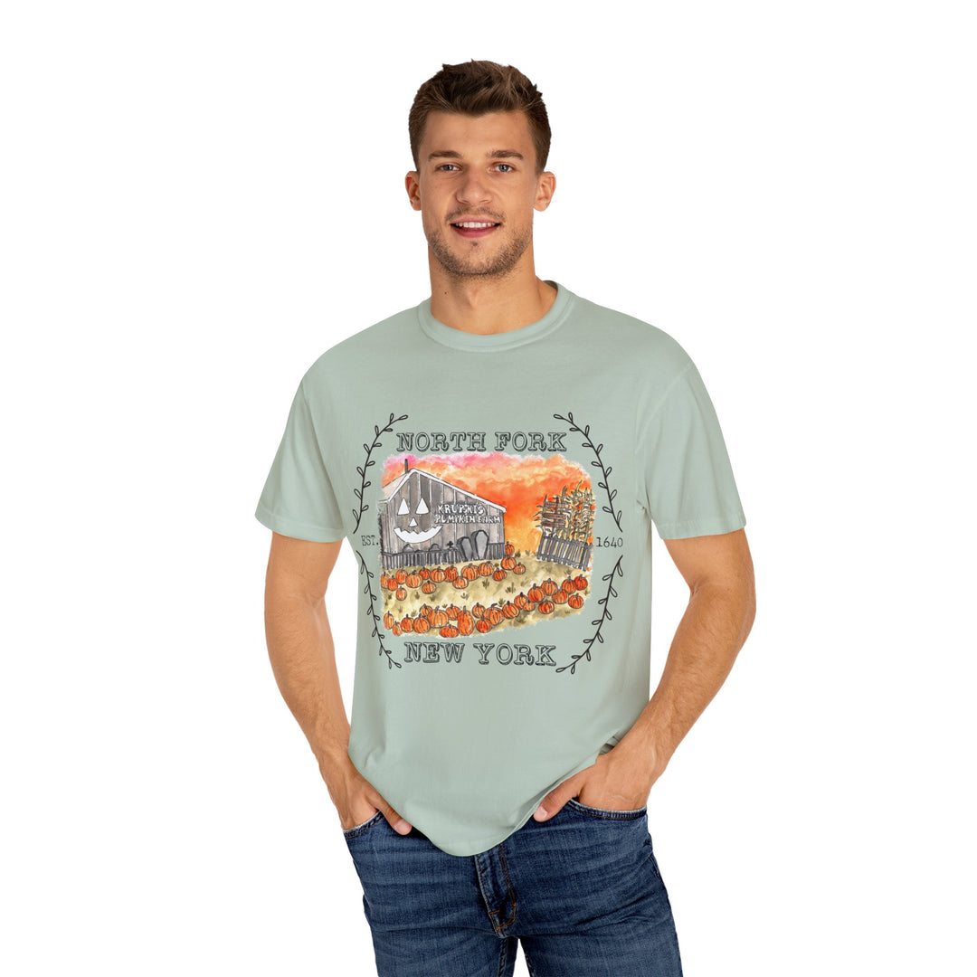 Krupski North Fork Unisex Garment-Dyed T-shirt