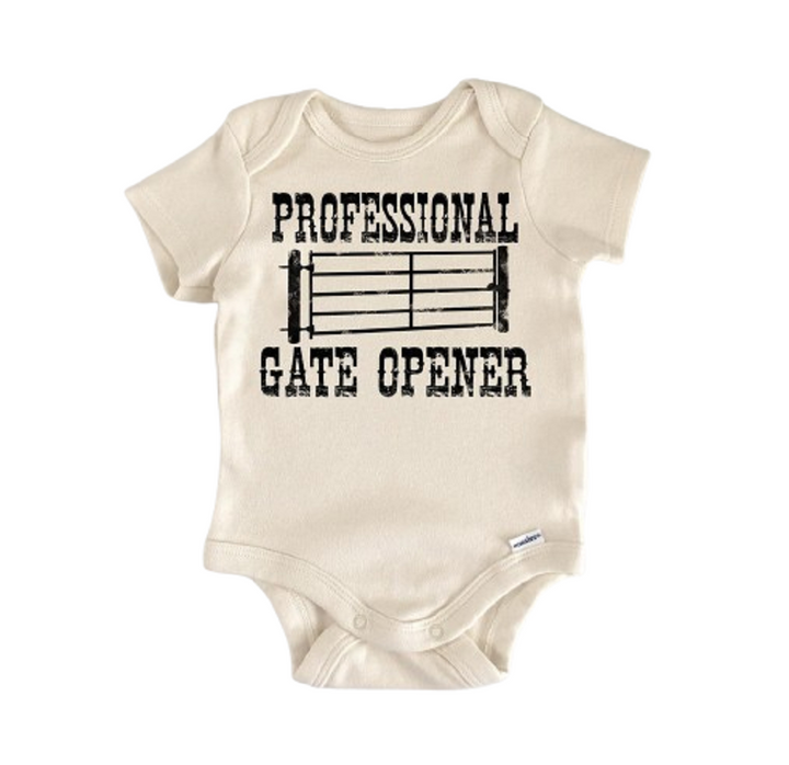 Gate Opener Farm Ranch - Baby Boy Girl Clothes Infant Bodysuit Funny Cute