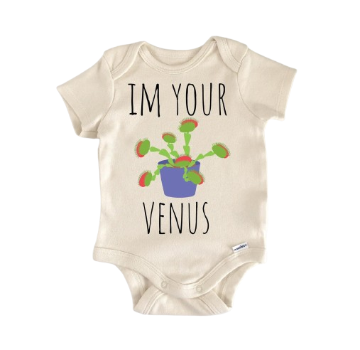 Venus Fly Trap Plant - Baby Boy Girl Clothes Infant Bodysuit Funny Cute Newborn