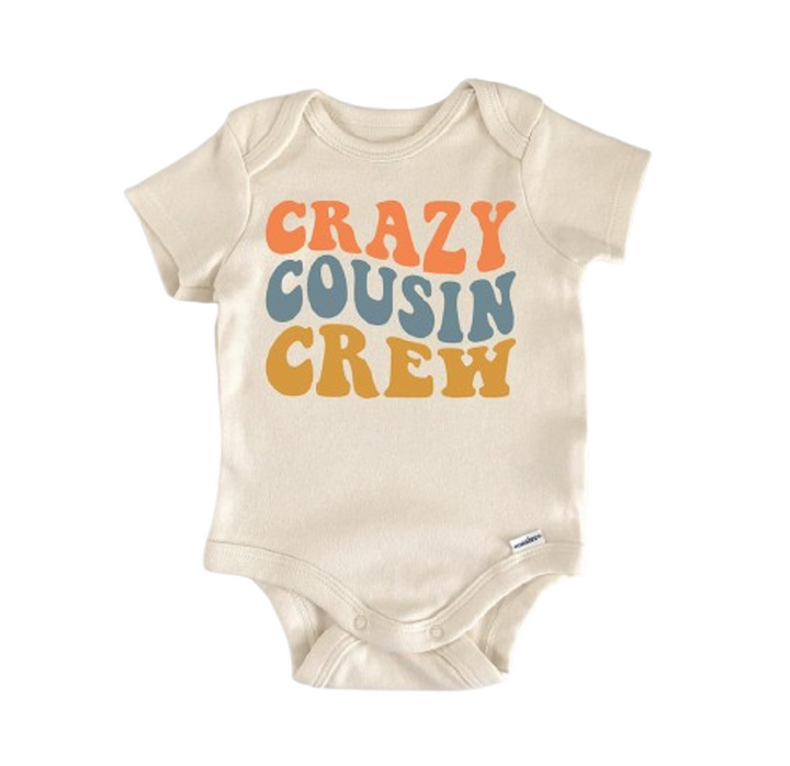 Little Cousin Crew - Ropa para bebé niño niña Body para bebé Divertido y lindo para recién nacido