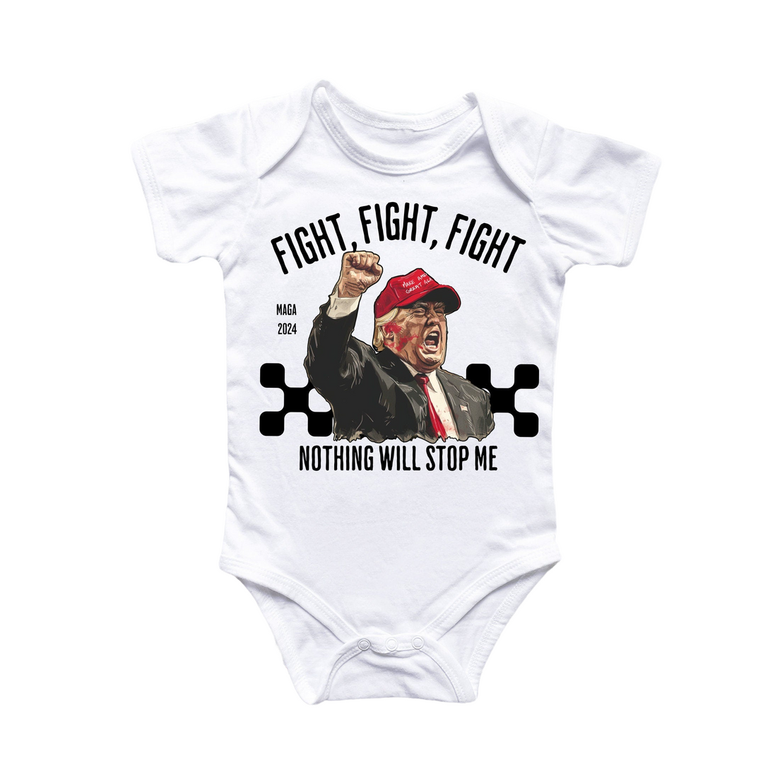 Trump Republican Brandon - Baby Boy Girl Clothes Infant Bodysuit Funny Cute Newborn 15 Onesie